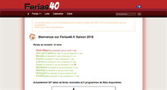 Desktop Screenshot of ferias40.fr